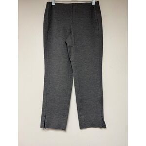 J‎ Jill Ponte Knit Slim Leg Petite Pants Gray Size S